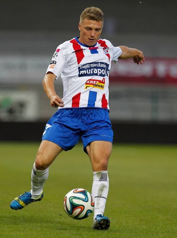Football. T-Mobile Ekstraklasa. Podbeskidzie Bielsko Biala - GKS Belchatow. 18.08.2014