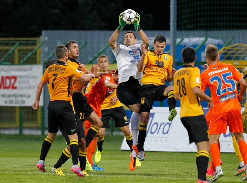 Football. I Liga. GKS Katowice - Termalica Bruk Bet Nieciecza. 21.05.2014