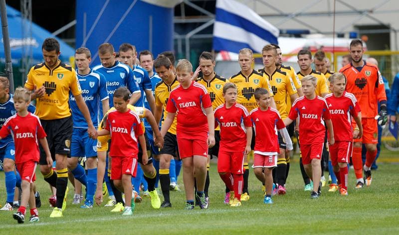 Football. I Liga. Flota Swinoujscie - GKS Katowice. 24.08.2014