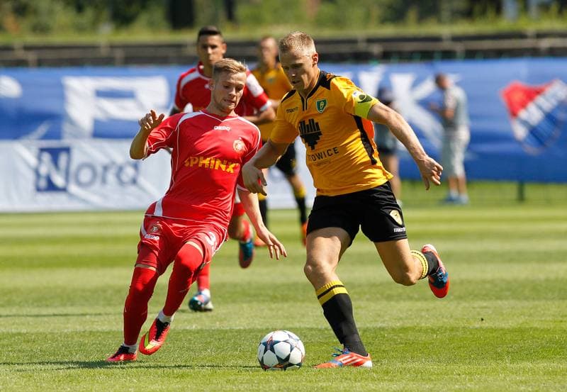 Football. I Liga. GKS Katowice - Widzew Lodz. 02.08.2014