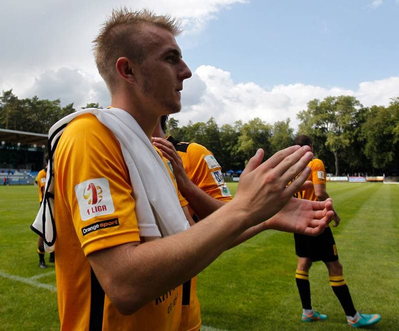Football. I Liga. Flota Swinoujscie - GKS Katowice. 24.08.2014