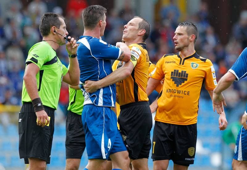 Football. I Liga. Flota Swinoujscie - GKS Katowice. 24.08.2014