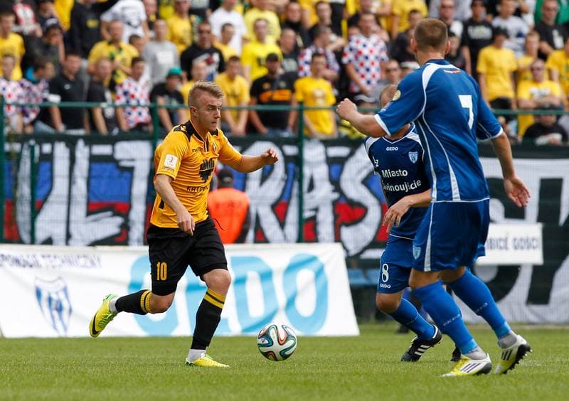 Football. I Liga. Flota Swinoujscie - GKS Katowice. 24.08.2014