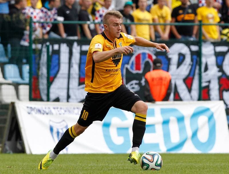 Football. I Liga. Flota Swinoujscie - GKS Katowice. 24.08.2014