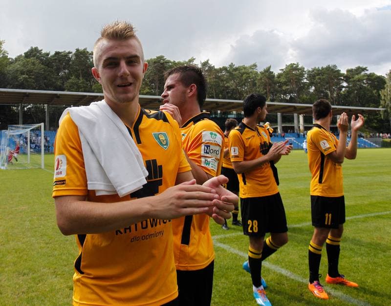 Football. I Liga. Flota Swinoujscie - GKS Katowice. 24.08.2014