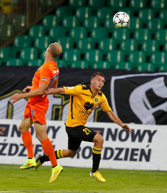 Football. I Liga. GKS Katowice - Termalica Bruk-Bet Nieciecza. 17.08.2014