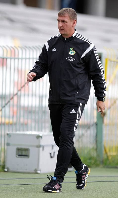 Football. T-Mobile Ekstraklasa. Podbeskidzie Bielsko Biala - GKS Belchatow. 18.08.2014