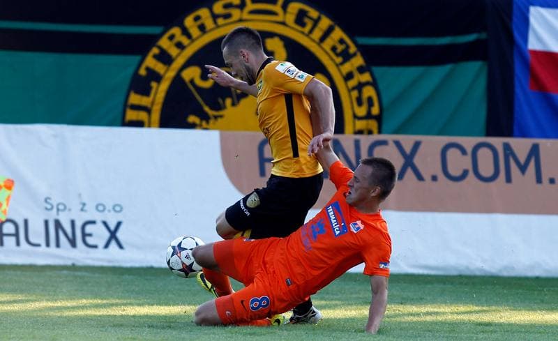 Football. I Liga. GKS Katowice - Termalica Bruk-Bet Nieciecza. 17.08.2014