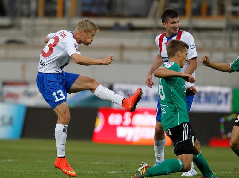 Football. T-Mobile Ekstraklasa. Podbeskidzie Bielsko Biala - GKS Belchatow. 18.08.2014