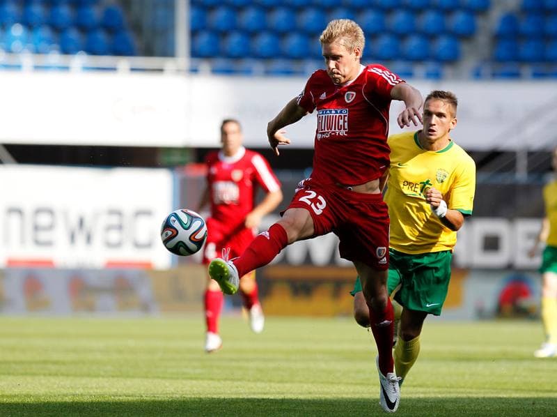 Football. Piast Gliwice. MSK Zilina. 13.07.2014