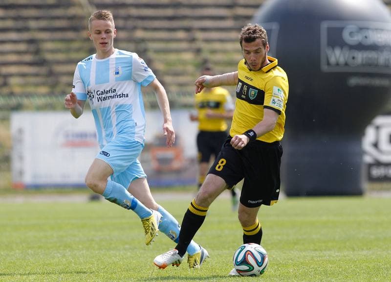 Football. I Liga. Stomil Olsztyn - GKS Katowice. 25.05.2014