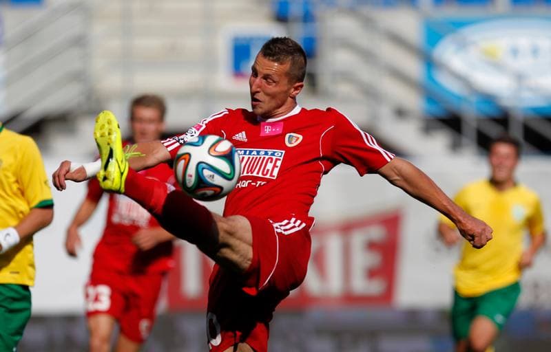 Football. Piast Gliwice. MSK Zilina. 13.07.2014