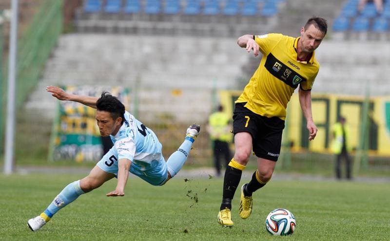 Football. I Liga. Stomil Olsztyn - GKS Katowice. 25.05.2014