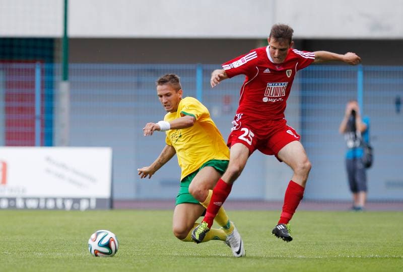 Football. Piast Gliwice. MSK Zilina. 13.07.2014