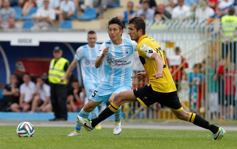 Football. I Liga. Stomil Olsztyn - GKS Katowice. 25.05.2014