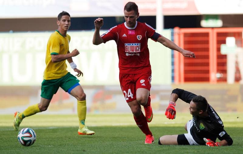 Football. Piast Gliwice. MSK Zilina. 13.07.2014