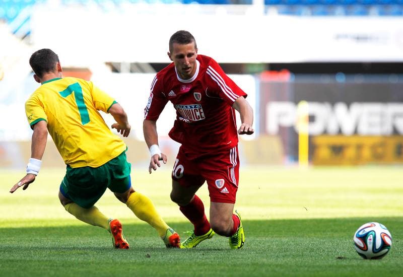 Football. Piast Gliwice. MSK Zilina. 13.07.2014