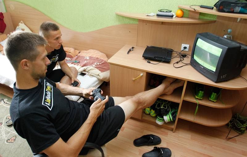 Football. GKS Katowice. Training. 09.07.2014