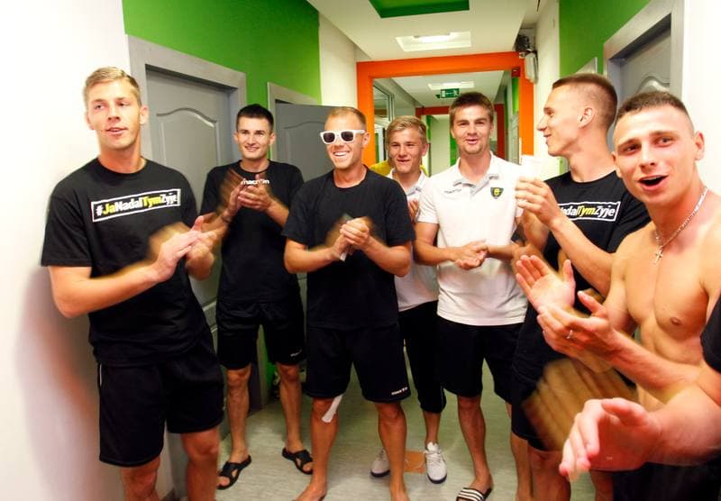 Football. GKS Katowice. Training. 09.07.2014