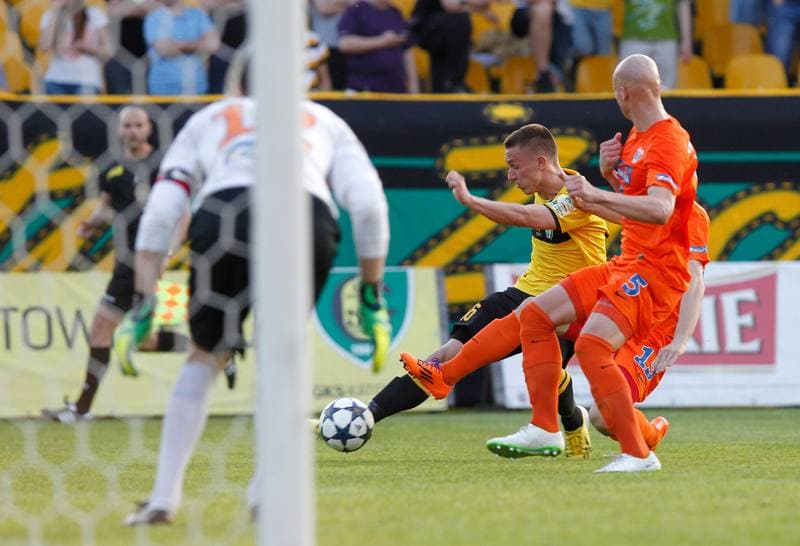 Football. I Liga. GKS Katowice - Termalica Bruk Bet Nieciecza. 21.05.2014