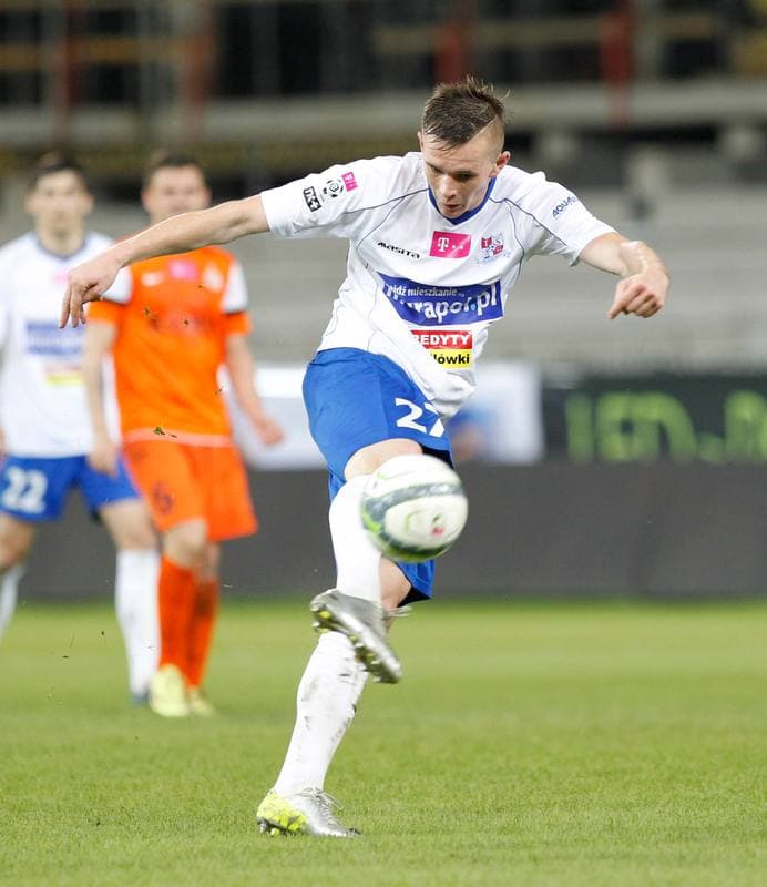 Football. T-Mobile Ekstraklasa. Podbeskidzie Bielsko Biala - Zaglebie Lubin. 27.05.2014