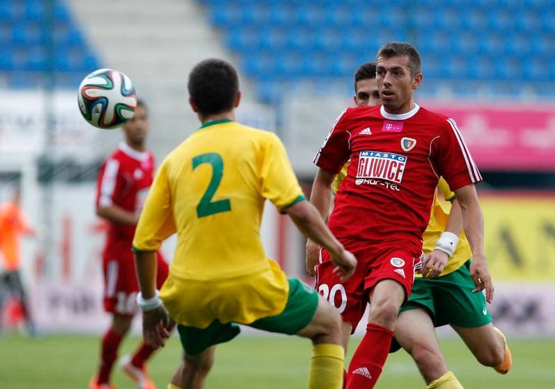 Football. Piast Gliwice. MSK Zilina. 13.07.2014