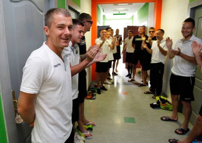 Football. GKS Katowice. Training. 09.07.2014