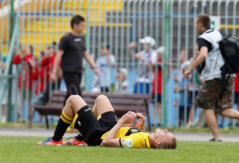 Football. I Liga. Stomil Olsztyn - GKS Katowice. 25.05.2014