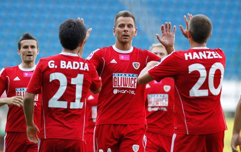 Football. Piast Gliwice. MSK Zilina. 13.07.2014