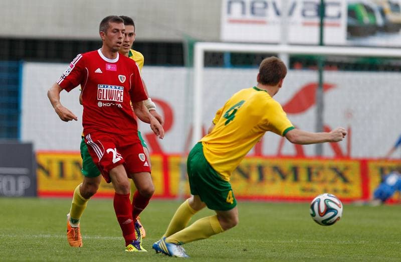 Football. Piast Gliwice. MSK Zilina. 13.07.2014