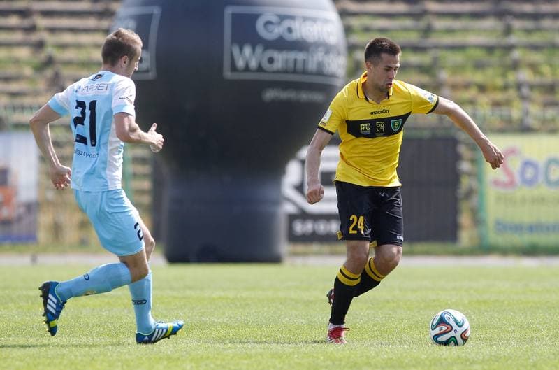 Football. I Liga. Stomil Olsztyn - GKS Katowice. 25.05.2014
