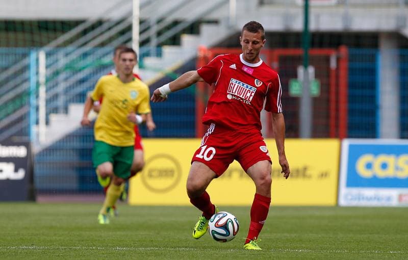 Football. Piast Gliwice. MSK Zilina. 13.07.2014