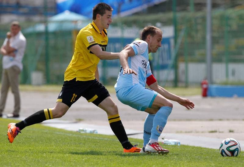 Football. I Liga. Stomil Olsztyn - GKS Katowice. 25.05.2014
