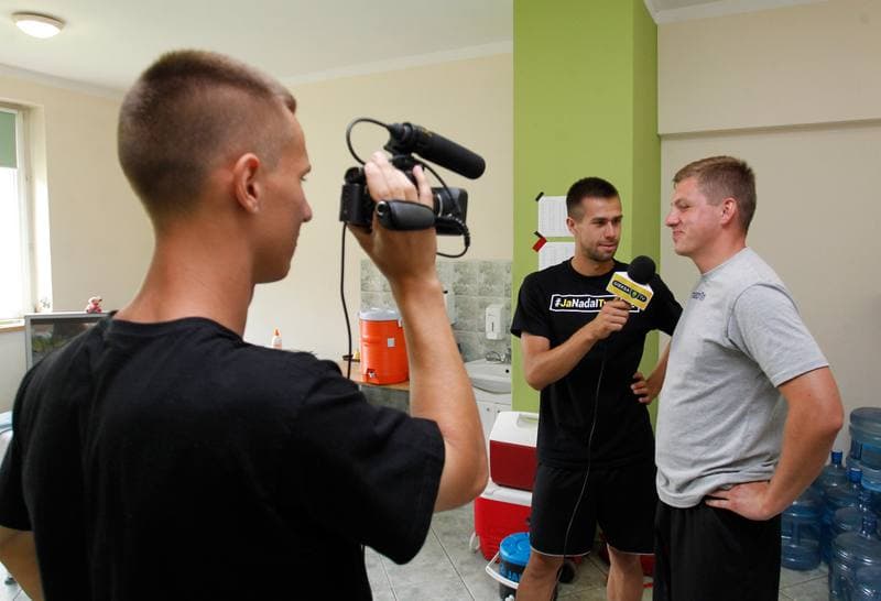 Football. GKS Katowice. Training. 09.07.2014