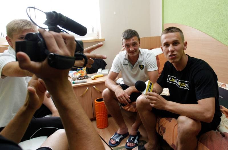 Football. GKS Katowice. Training. 09.07.2014