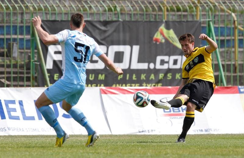 Football. I Liga. Stomil Olsztyn - GKS Katowice. 25.05.2014