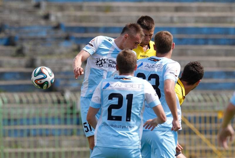Football. I Liga. Stomil Olsztyn - GKS Katowice. 25.05.2014