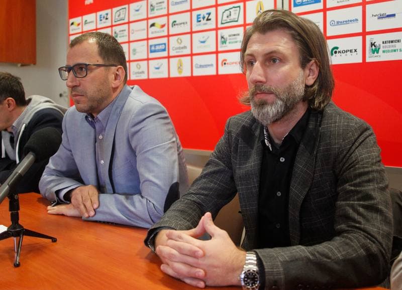 Football. Rozwoj Katowice. Press Conference. 05.03.2015