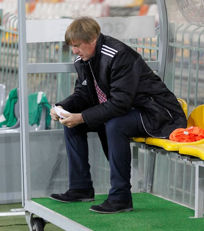 Football. T-Mobile Ekstraklasa. Podbeskidzie Bielsko Biala - Piast Gliwice. 03.11.2014