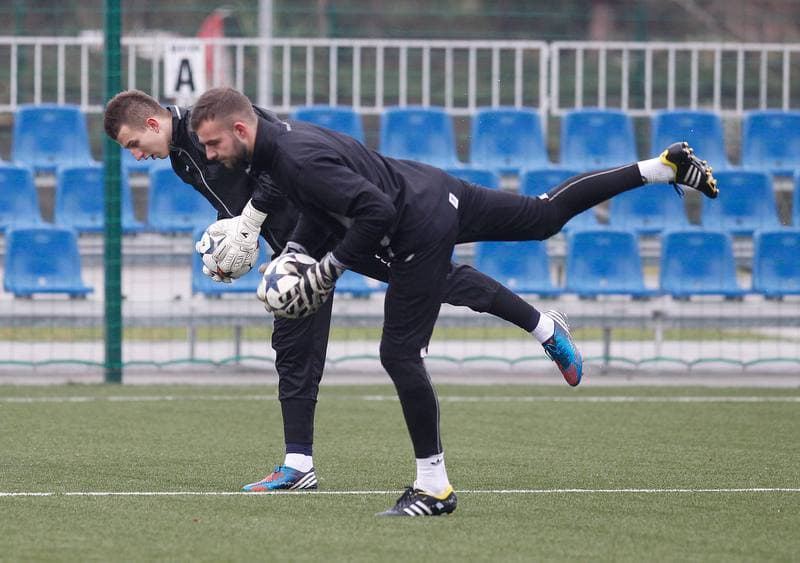 Football. GKS Katowice. Training. 23.08.2014