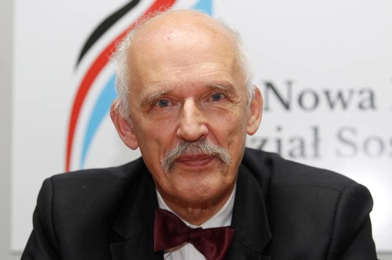 Przemyslaw Wipler. Kongres Nowej Prawicy. Press Conference. 08.01.2015