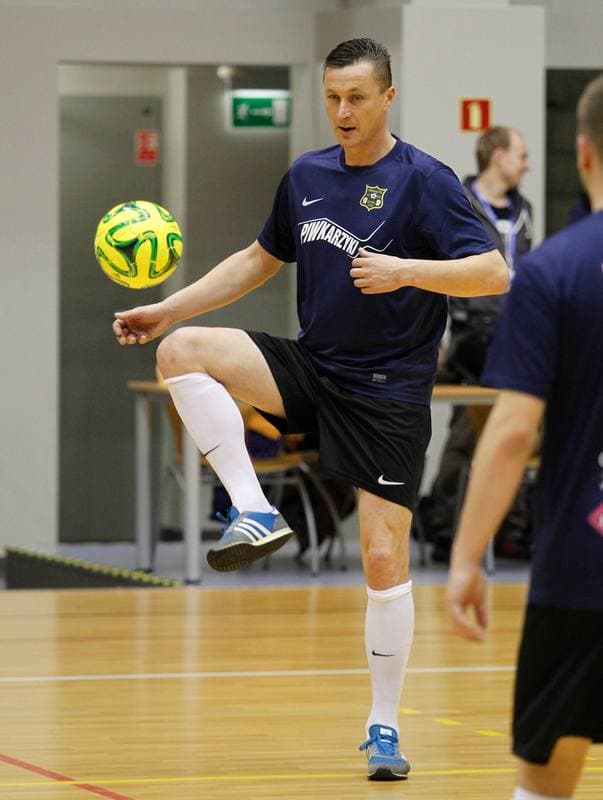 Football. Tyski Mecz Charytatywny. Arkadiusz Milik - Jessica Ziolek. 23.12.2014