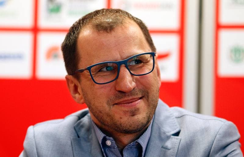 Football. Rozwoj Katowice. Press Conference. 05.03.2015