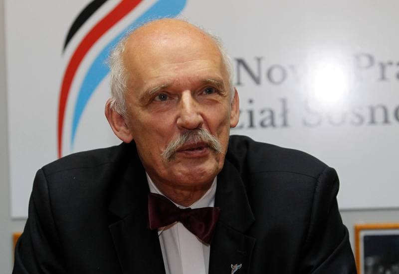 Przemyslaw Wipler. Kongres Nowej Prawicy. Press Conference. 08.01.2015