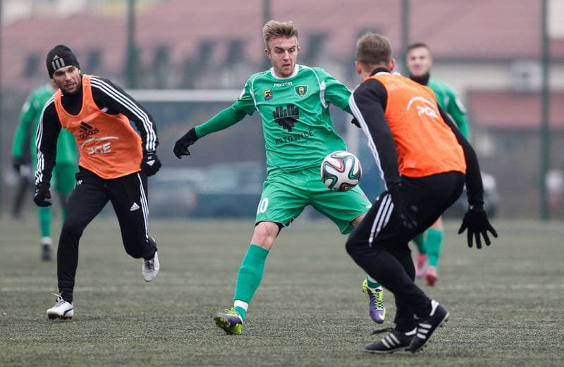 Football. Friendly Match. GKS Belchatow - GKS Katowice. 21.01.2015