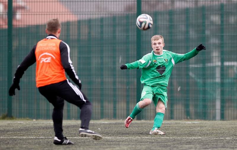 Football. Friendly Match. GKS Belchatow - GKS Katowice. 21.01.2015