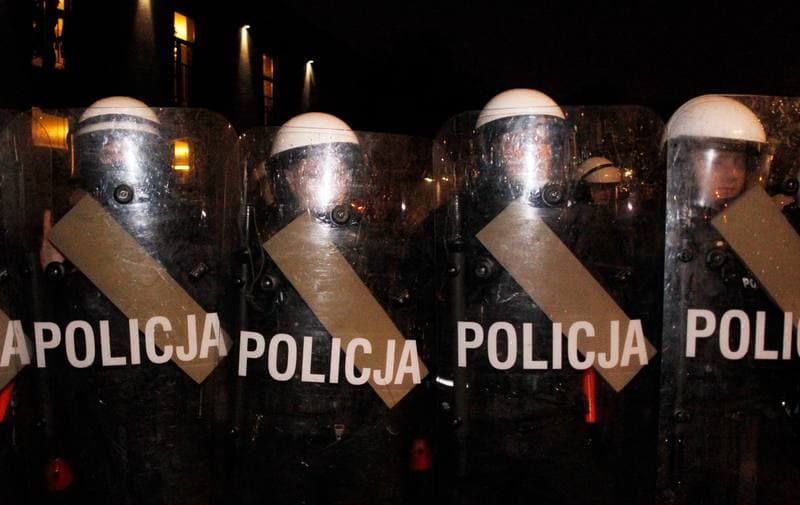 Football. Manifestacja w Obronie Kopaln. Zabrze. 17.01.2015