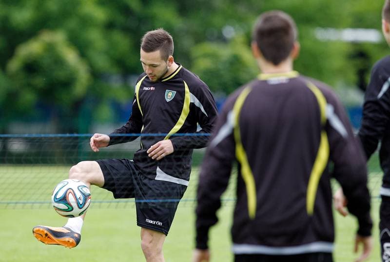 Football. GKS Katowice. Training. 25.01.2015