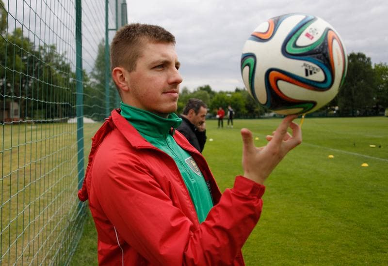 Football. GKS Katowice. Training. 25.01.2015