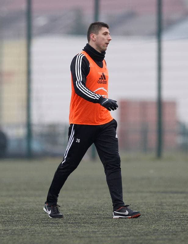 Football. Friendly Match. GKS Belchatow - GKS Katowice. 21.01.2015